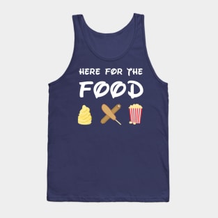 Here For The Food Tank Top